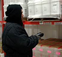 GHG - Industrial freezer labels in cold storage
