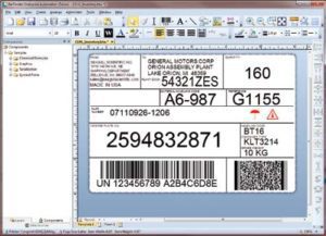 barcode label design template